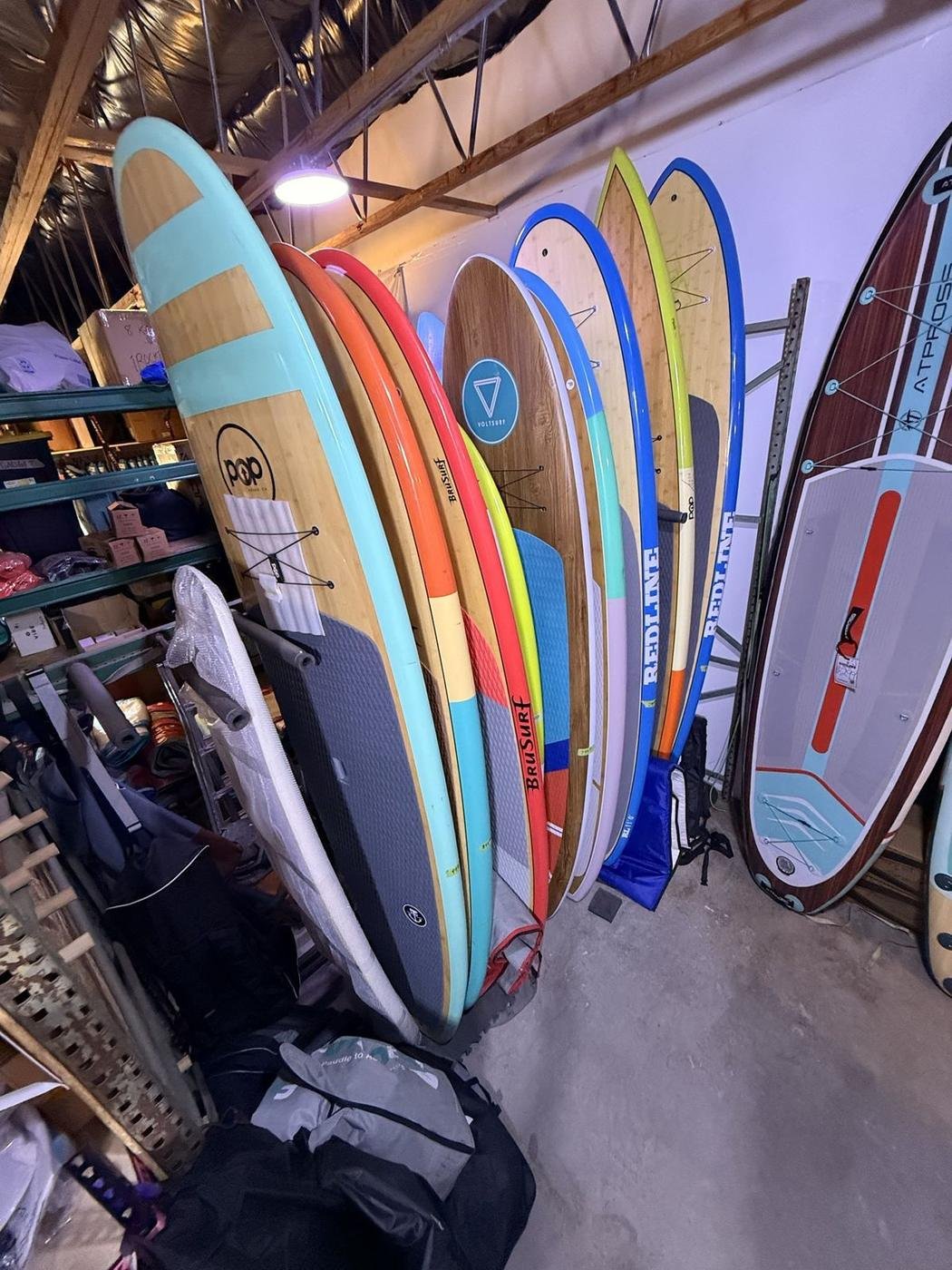 Hard paddleboards from POP Board Co., BruSurf and Redline